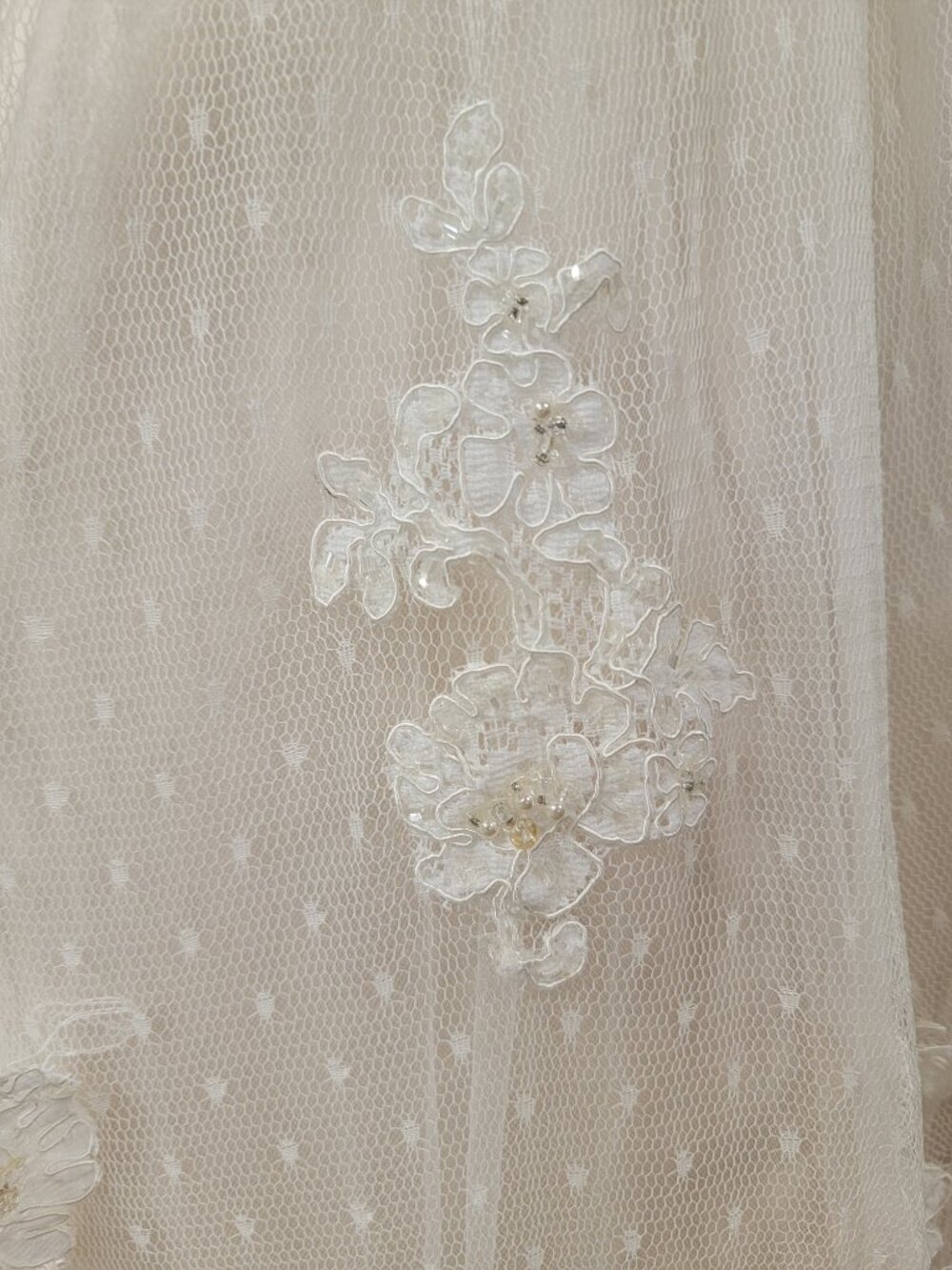 Casablanca Style 1900 Champagne Wedding Dress - Picture 5 of 15